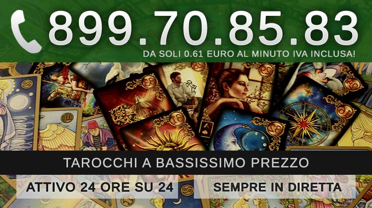tarocchi a basso costo dal vivo
